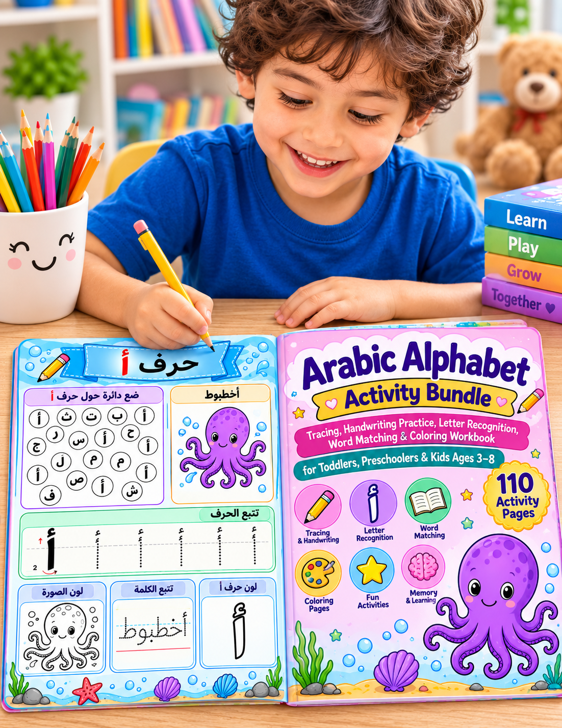 Arabic Alphabet Letters Activity Bundle