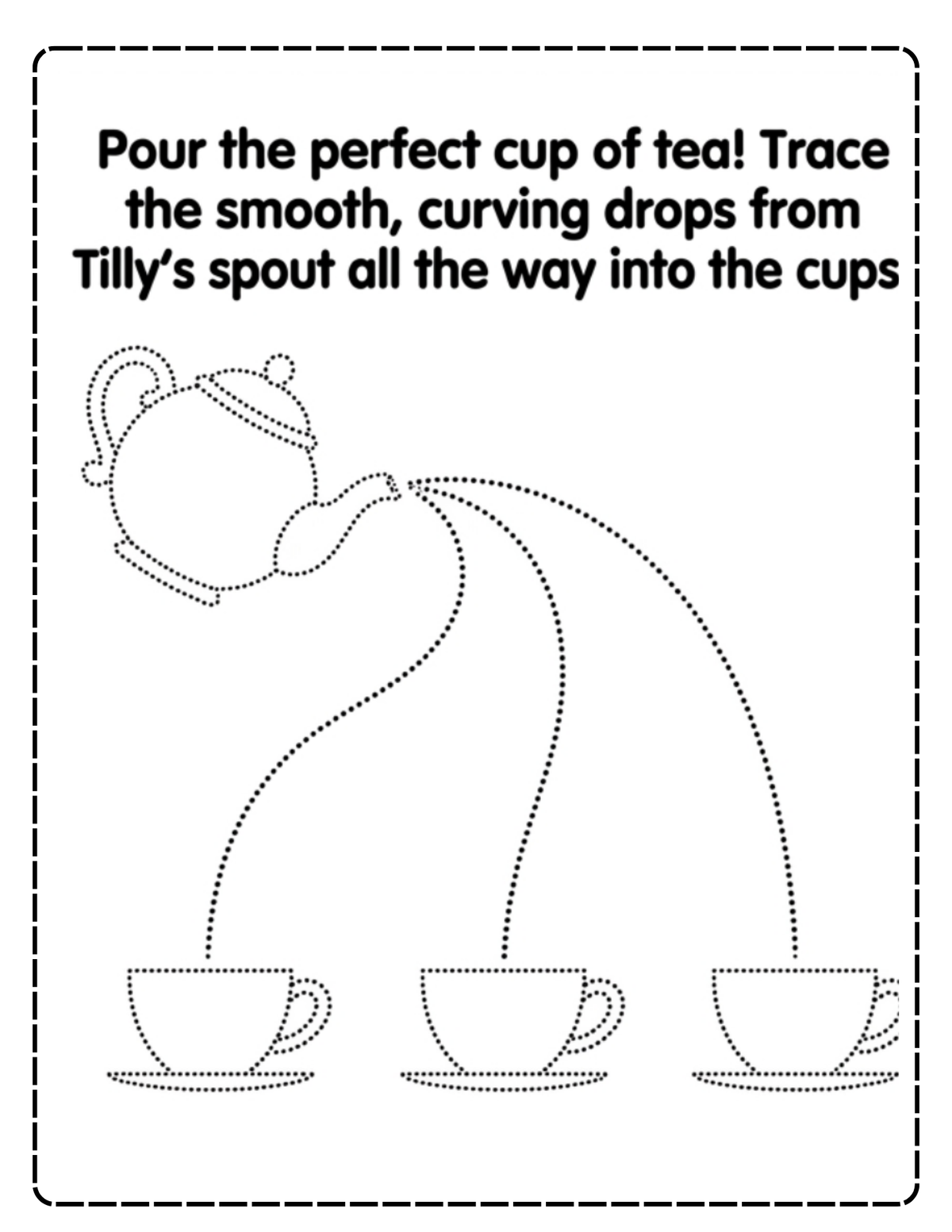 Trace and Snip Cutting Practice Activity Book