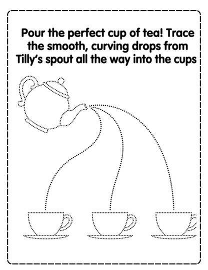 Trace and Snip Cutting Practice Activity Book