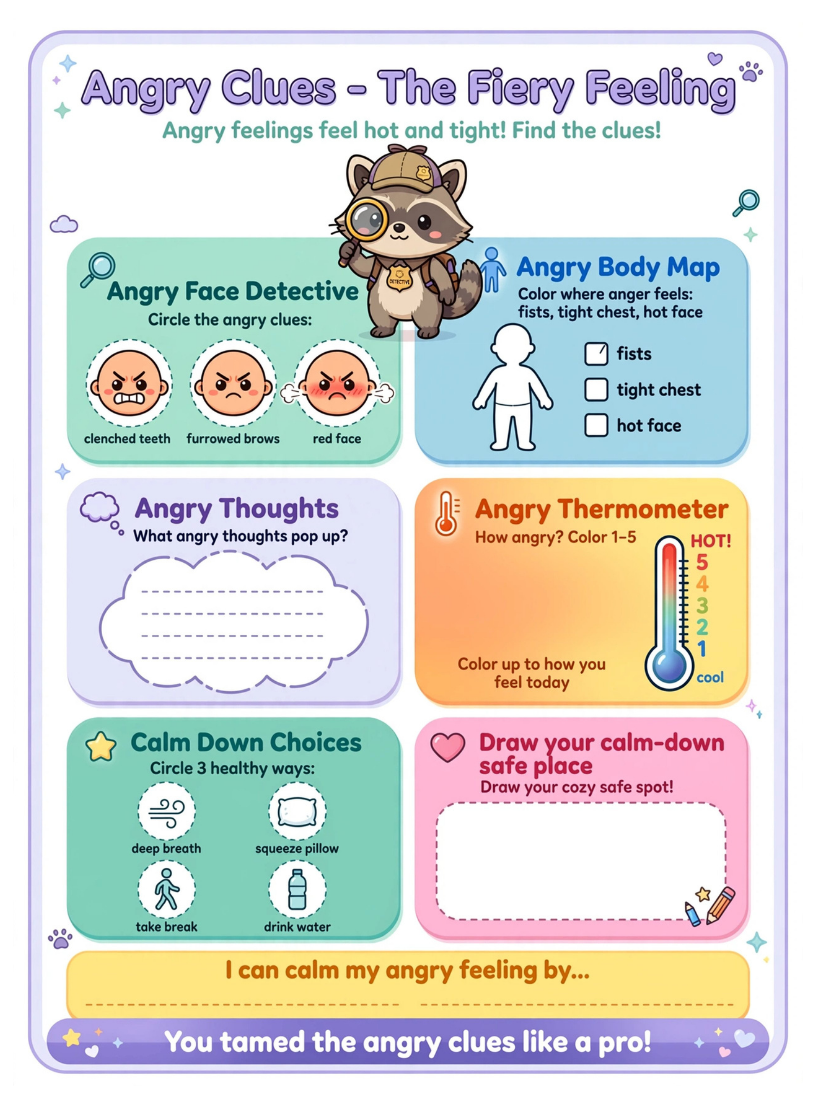 Mindfulness & Focus Activity Workbook for Kids Ages 4-10