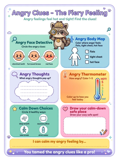 Mindfulness & Focus Activity Workbook for Kids Ages 4-10
