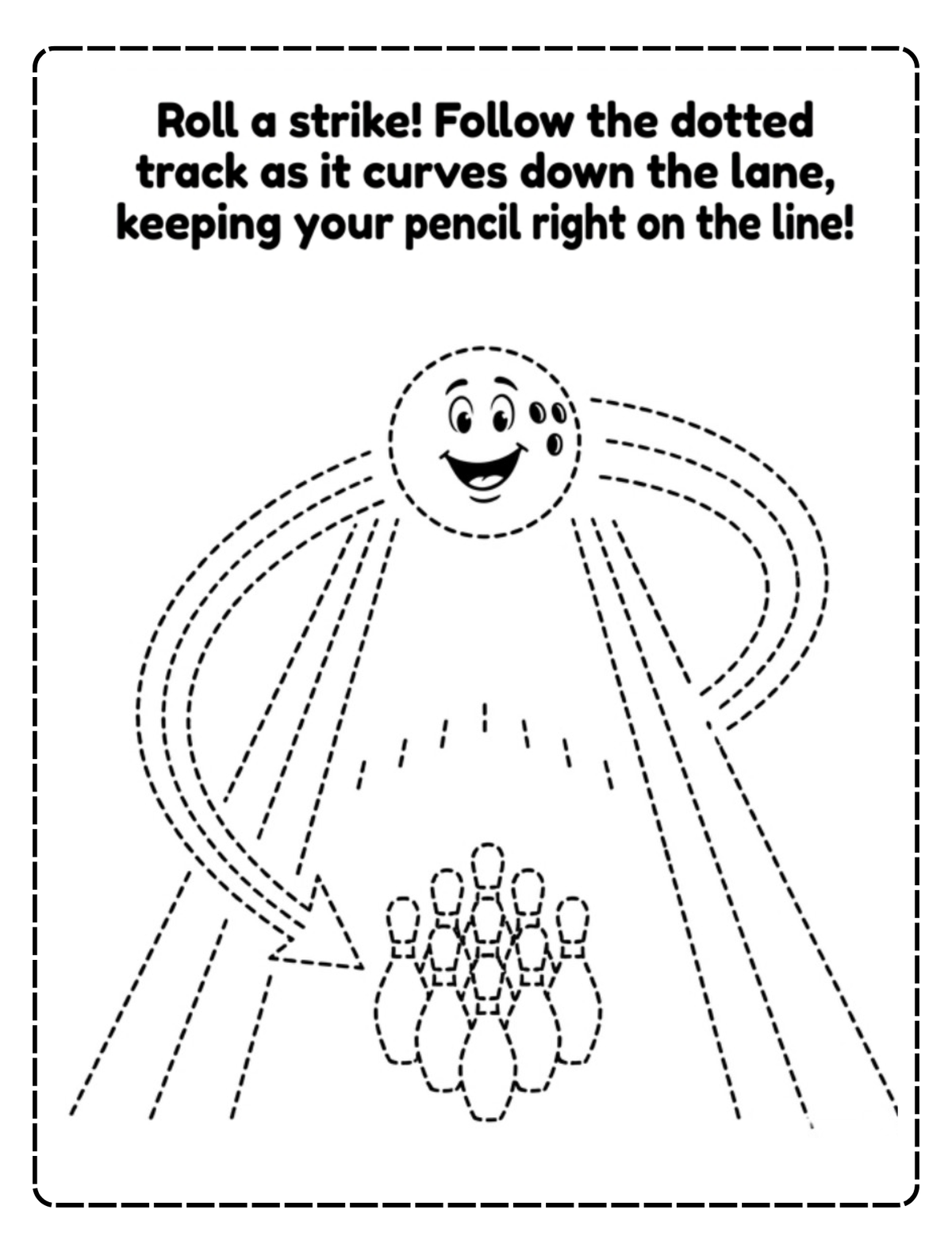 Trace and Snip Cutting Practice Activity Book