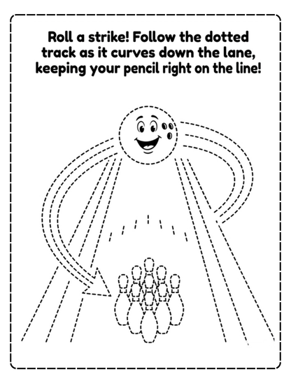 Trace and Snip Cutting Practice Activity Book